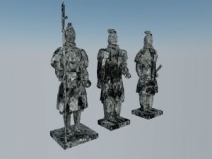 兵马俑人物SU模型