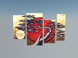 挂画墙画艺术画SU模型