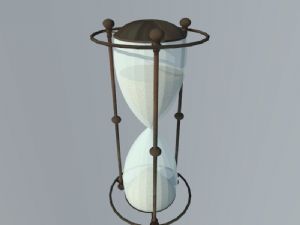 沙漏计时器装饰品SU模型