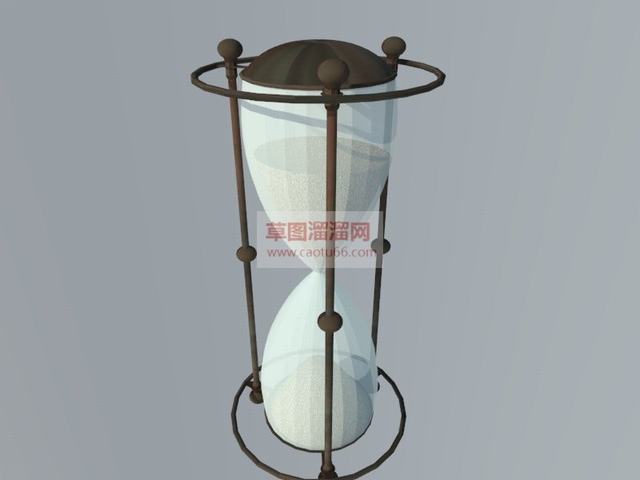 沙漏计时器装饰品SU模型