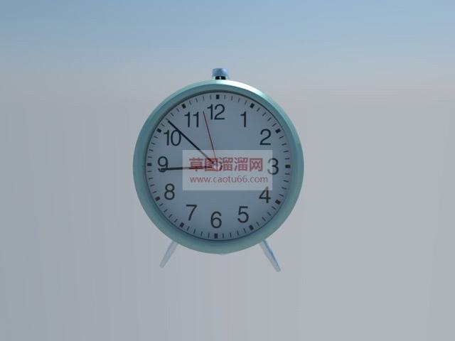 闹钟时钟SU模型