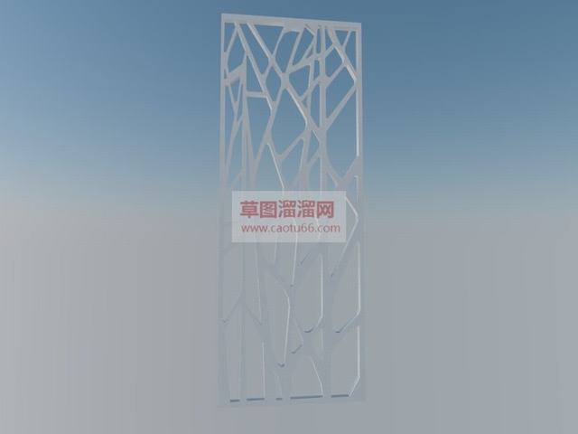 通花板装饰板隔断SU模型