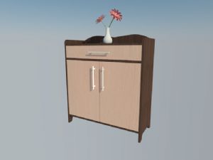 鞋柜花瓶摆件SU模型