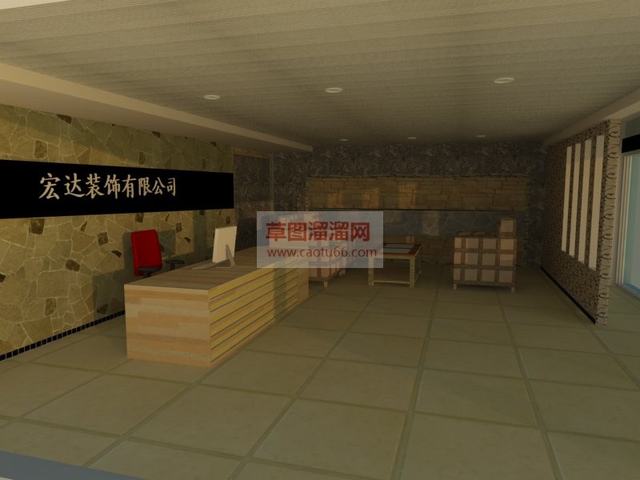装饰公司公司SU模型