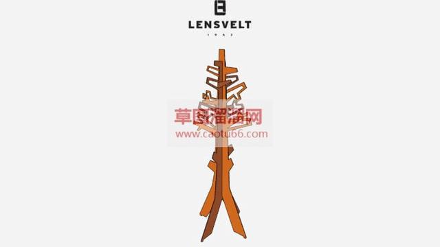 树形衣架衣架SU模型