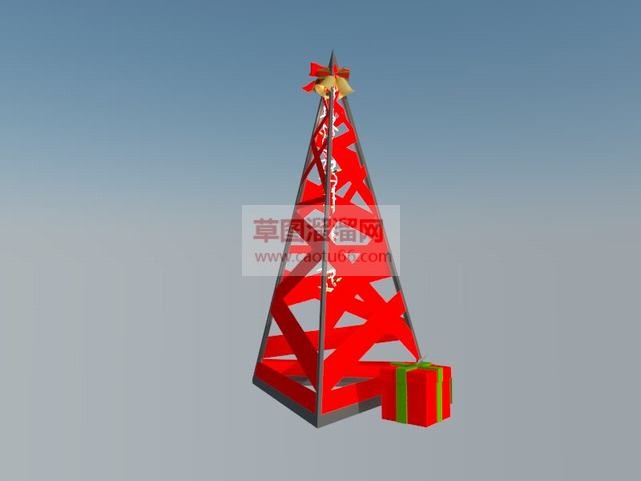 圣诞树礼物礼SU模型