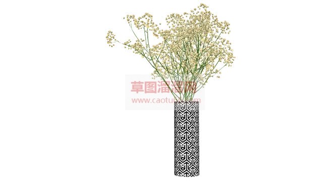 比较好看的花SU模型