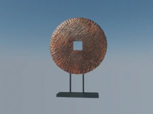 铜钱工艺品SU模型