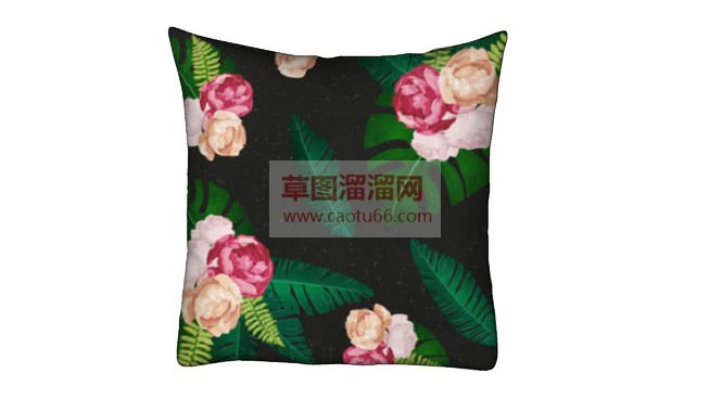 抱枕靠枕枕头SU模型