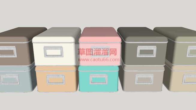 置物盒+盒子SU模型