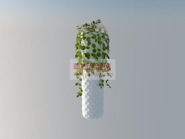 大型室内花瓶SU模型
