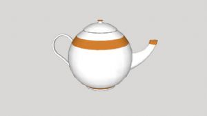 欧式小茶壶免SU模型
