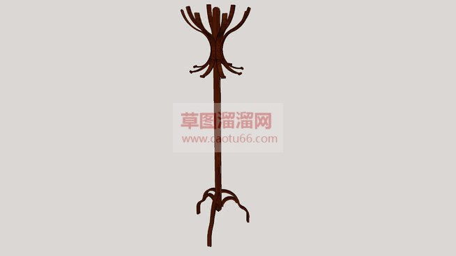 衣帽架免费下SU模型