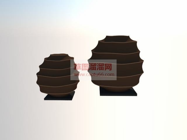 室内工艺品陶SU模型
