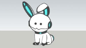 机器人小兔子SU模型