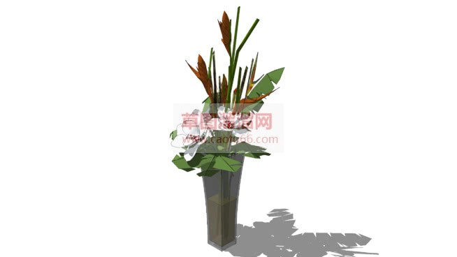 玻璃花瓶免费SU模型