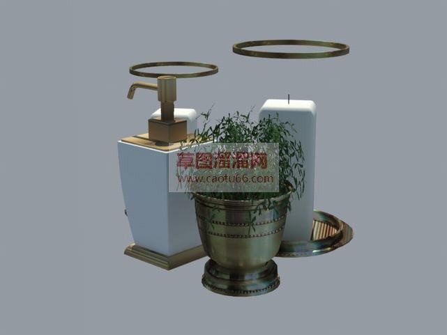 工艺品摆件陈SU模型