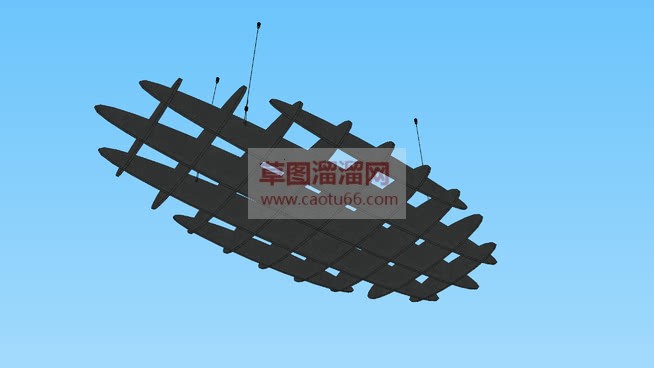 室内吊顶装饰SU模型