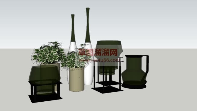 醒酒器酒瓶免SU模型