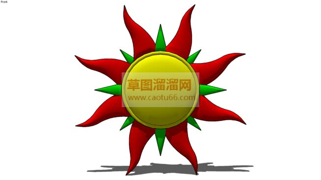 太阳装饰品免SU模型