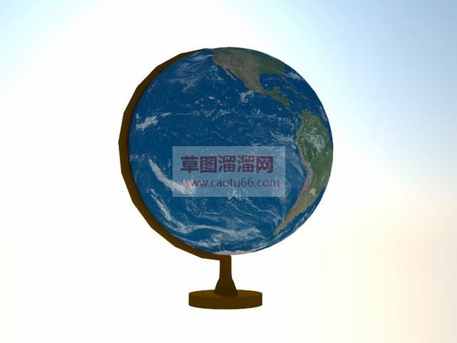 欧式地球仪SU模型