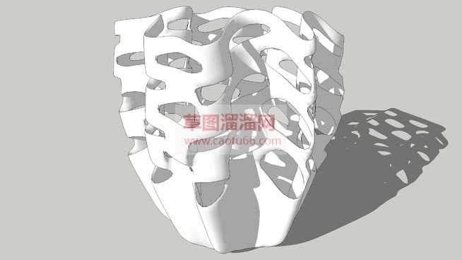 艺术花瓶免费SU模型