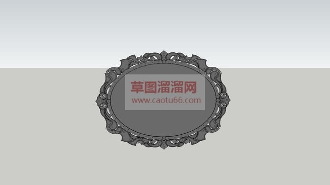装饰镜子SU模型