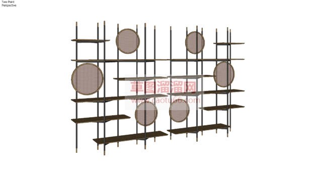 装饰架子装饰SU模型