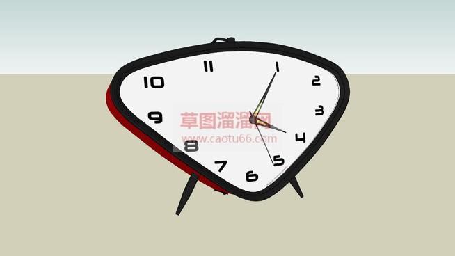 三角小闹钟时SU模型