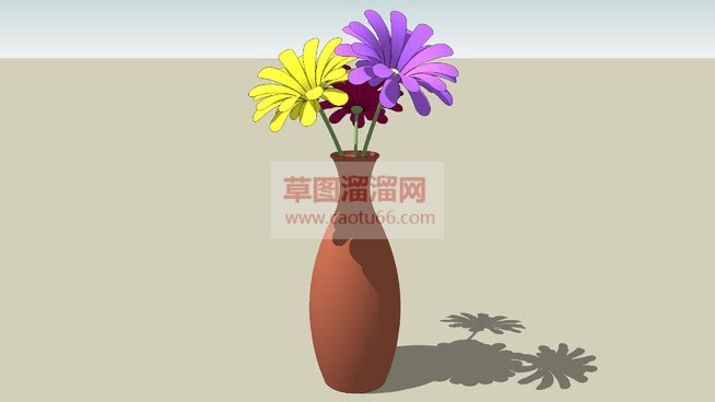 如何画花瓶免SU模型