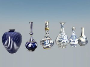 花瓶古董瓷器SU模型