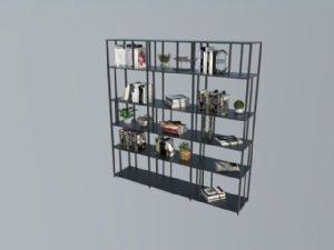 免费书架工艺SU模型
