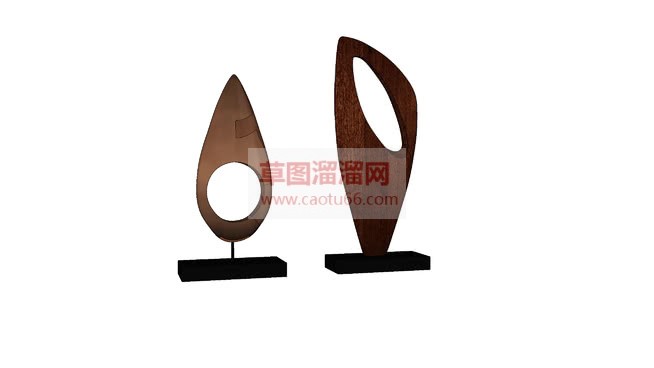 工艺品摆设室SU模型