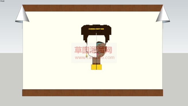 溜溜网可爱装SU模型
