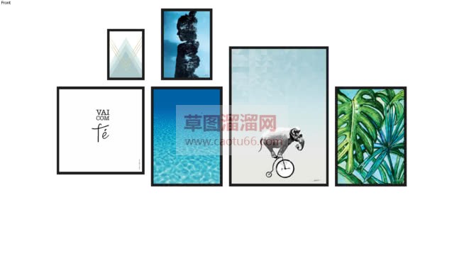 照片墙溜溜网SU模型
