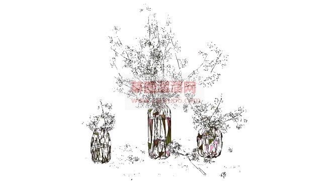 装饰精SU模型