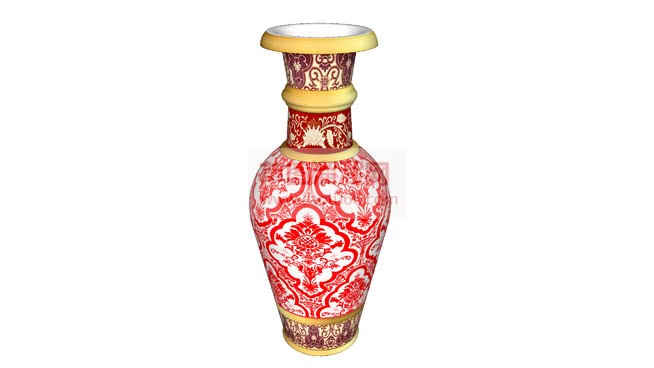花瓶装饰品陈SU模型
