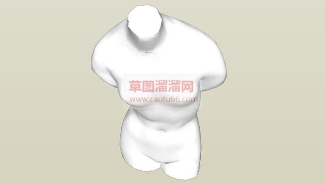 半身雕塑工艺SU模型