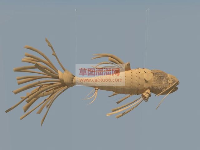 装饰木鱼吊饰SU模型