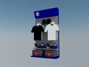 服装店转卖架SU模型