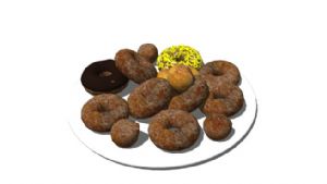 甜甜圈食物SU模型
