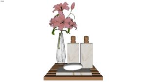 室内装饰花瓶SU模型