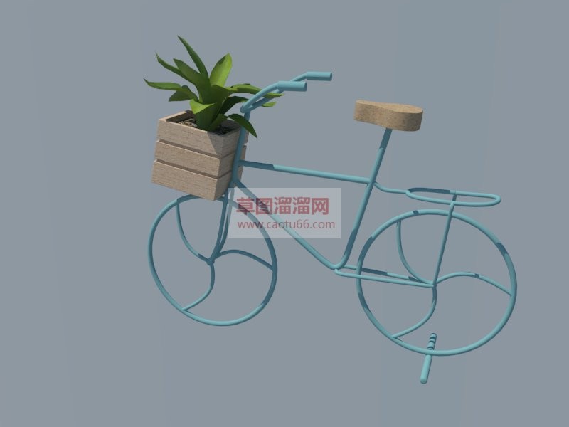 自行车单车装SU模型