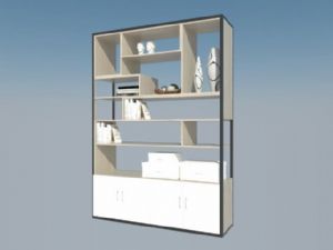 家具隔断柜工SU模型