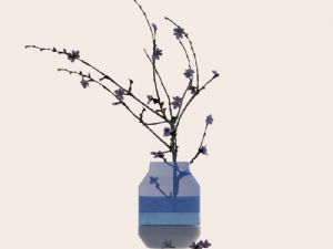 桃花插花花瓶SU模型
