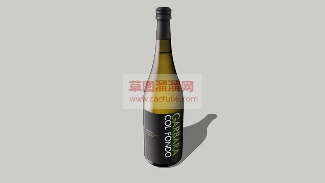 酒瓶SU模型
