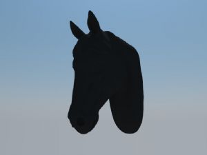 马头装饰SU模型 免费sketchup模型下载