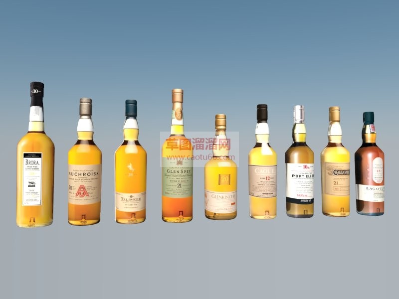 酒瓶SU模型