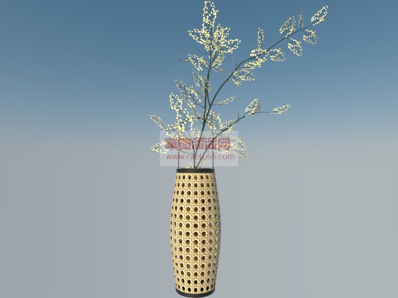 装饰花瓶摆件SU模型