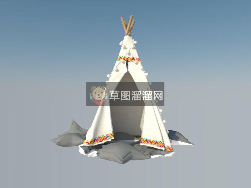装饰帐篷SU模型